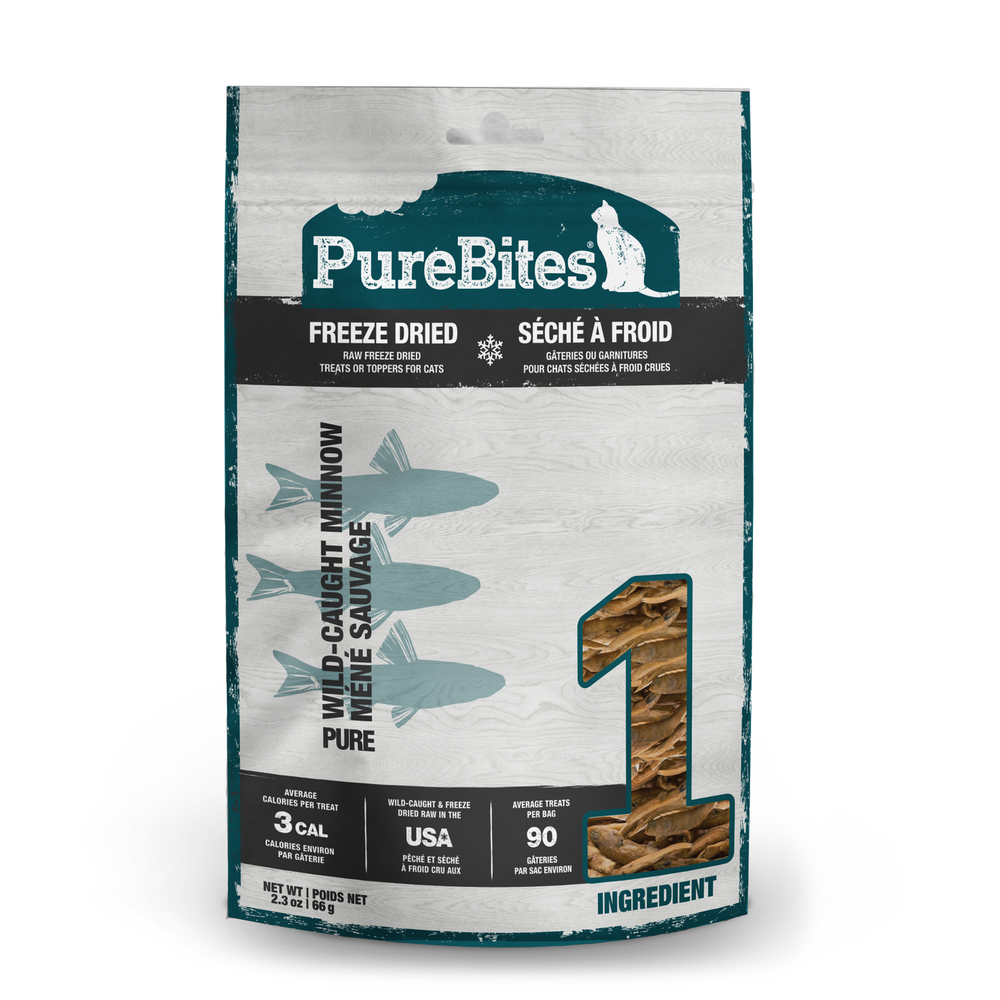Purebites Minnow Freeze-Dried Cat Treats