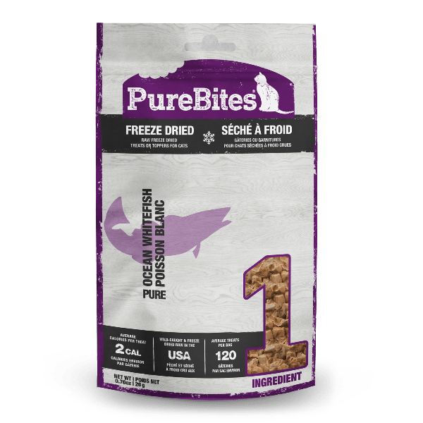 PureBites Ocean Whitefish Freeze-Dried Cat Treats