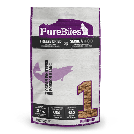 PureBites Ocean Whitefish Freeze-Dried Cat Treats
