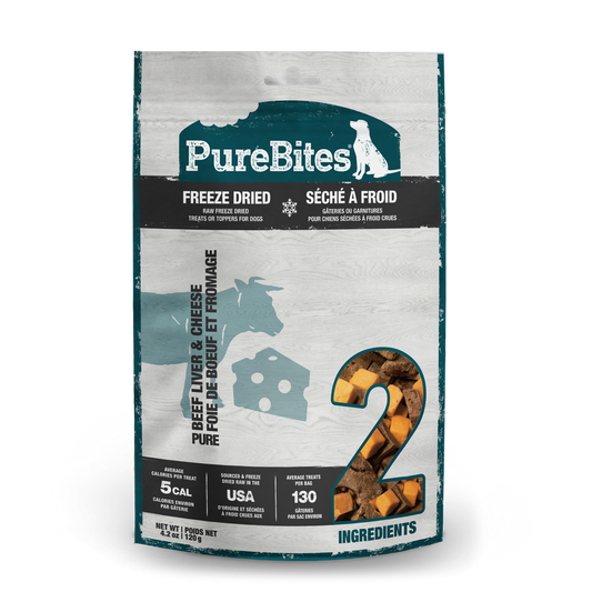 Purebites Beef & Cheese Freeze-Dried Dog Treats