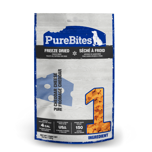 Purebites Cheddar Cheese Freeze-Dried Dog Treats