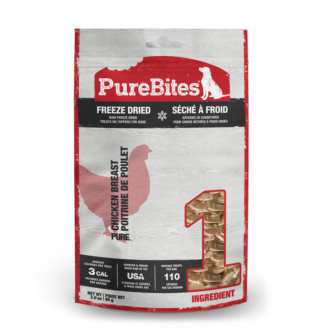 Purebites Chicken Breast Freeze-Dried Dog Treats