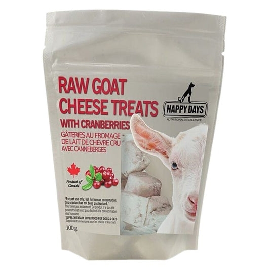 Happy Days Raw Goat Cheese Treats with Cranberry