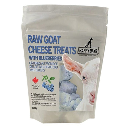 Happy Days Raw Goat Cheese Treats with Blueberry
