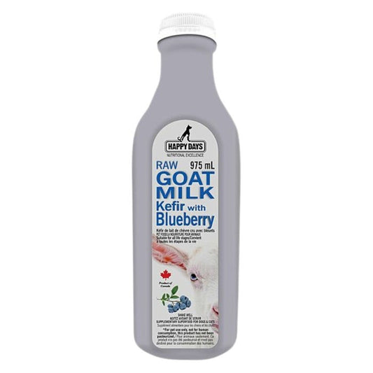 Happy Days Goat Milk Kefir w/Blueberries