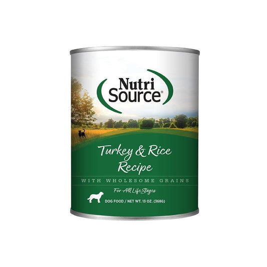 NutriSource Turkey & Rice Dog Cans
