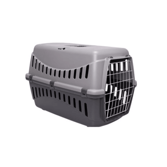 Bergamo Gipsy Metal Door Pet Carrier - Grey