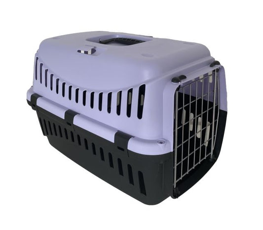 Bergamo Gipsy Metal Door Pet Carrier - Lilac