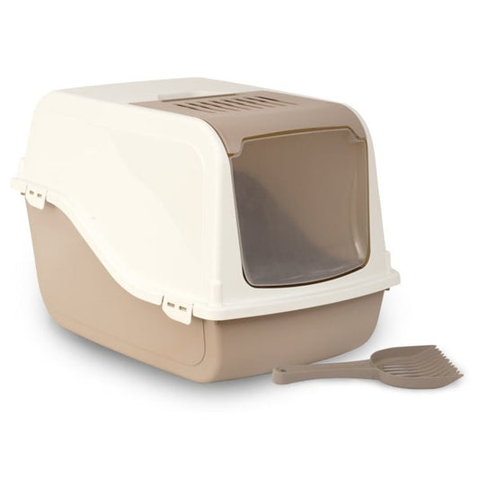 Bergamo Litter Pan Ariel Top Free - Mocaccino