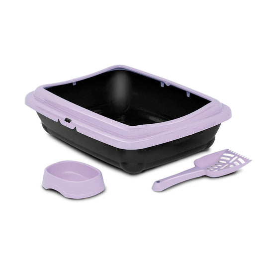 Bergamo Litter Pan Birba Starter Kit - Lilac