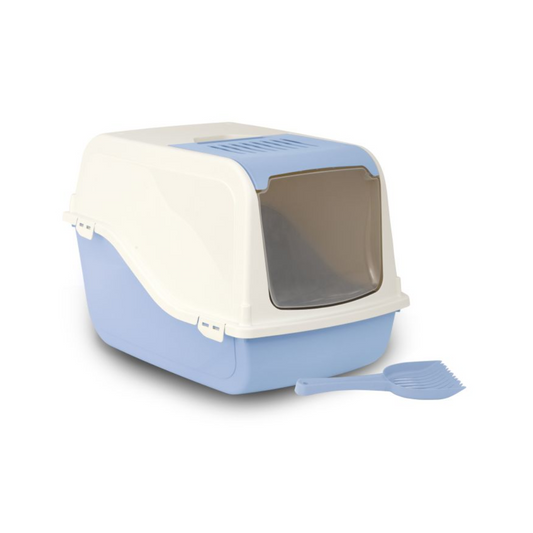 Bergamo Litter Pan Ariel Top Free - Azure Blue