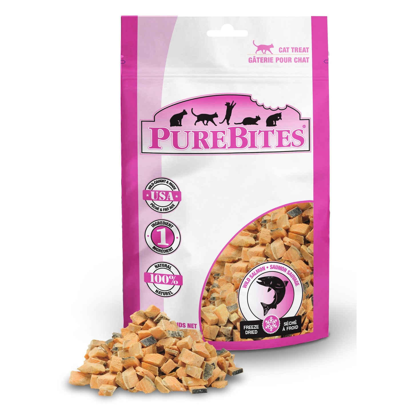 PureBites Wild Pacific Salmon Freeze-Dried Cat Treats