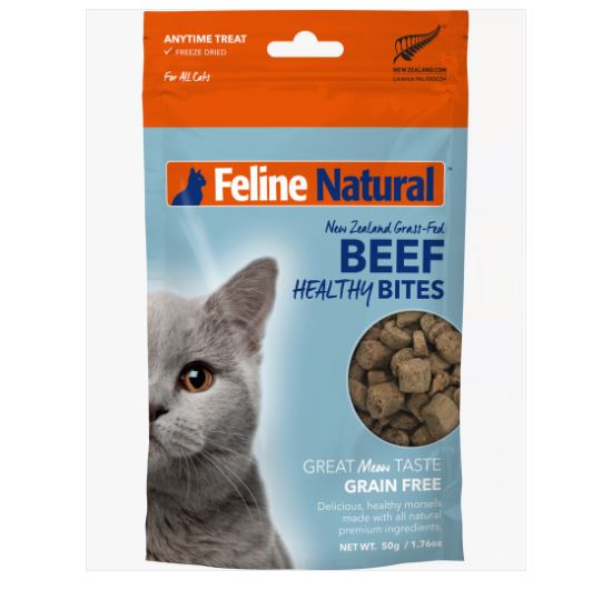 K9 Freeze Dried Healthy Natural Beef Bites Cat Treats 50g