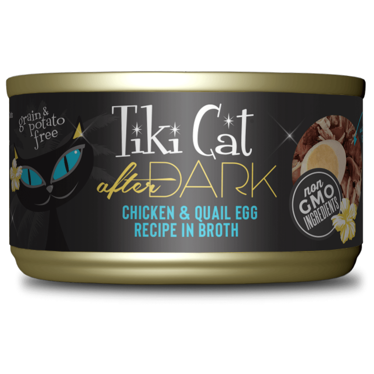 Tiki Cat After Dark Grain Free Chicken & Quail Egg Wet Cat Food