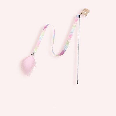 TouchCat Cat Teaser Feather - Ribbon Pink