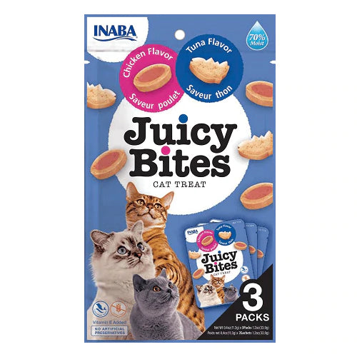 INABA JUICY BITES Tuna & Chicken Flavor (3 Pack)