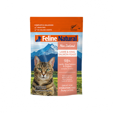 K9 Lamb & King Salmon Feast Pouch Wet Cat Food