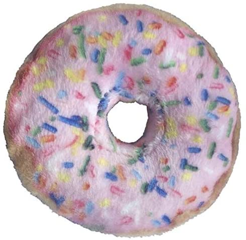 Huxley & Kent Plush Strawberry Donut with Organic Catnip & Crinkle