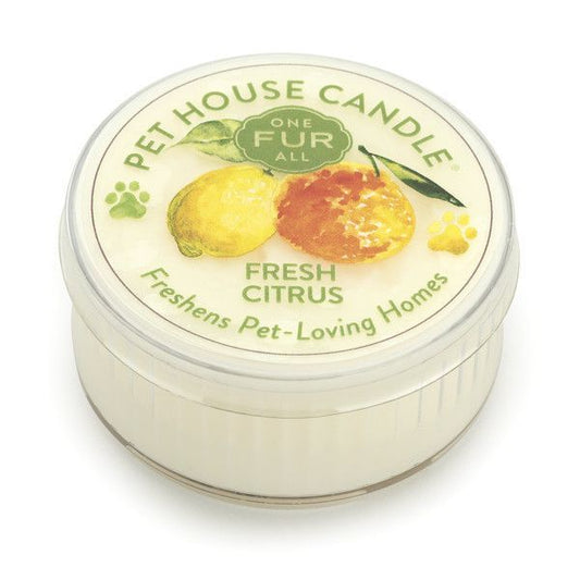 ONE FUR ALL Pet House Mini Candles Fresh Citrus