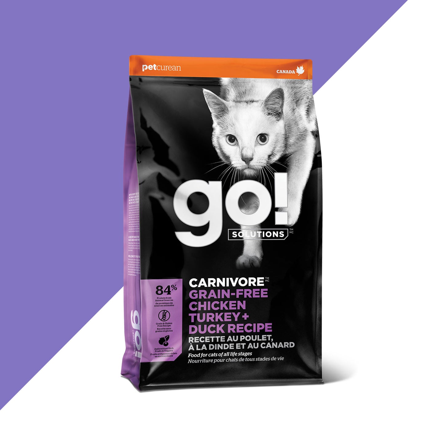 GO! Carnivore Grain Free Chicken Turkey Duck CAT