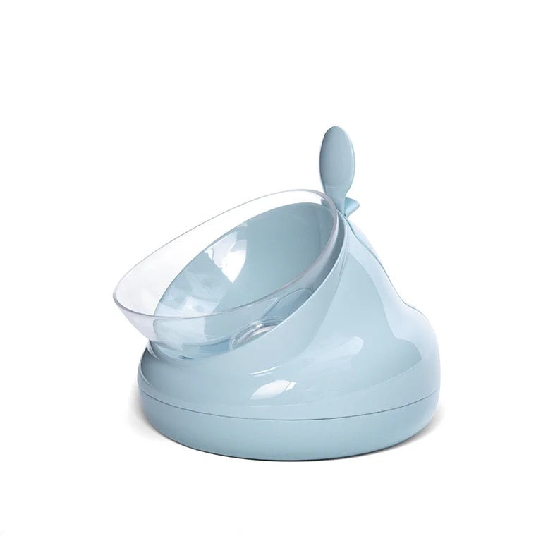 Wulee FanPei Cat Food Bowl - Blue