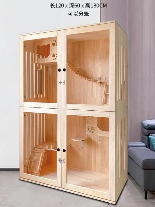 PT 180cm Wooden Cat House