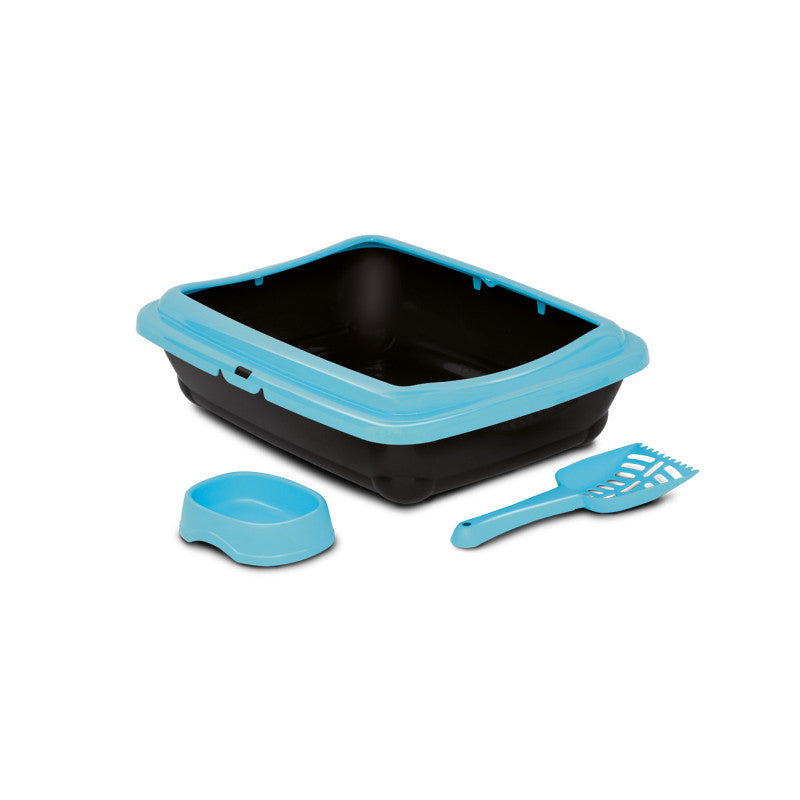 Bergamo Litter Pan Birba Starter Kit - Blue