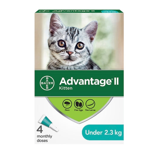Advantage II Flea Protection - Kittens (<2.3kg)