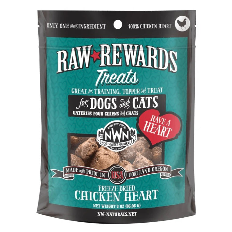 Northwest Naturals Freeze-dried Chicken Heart Treats