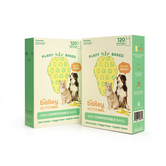 Bailey Better 100% Compostable & Plant-Based Easy Tie Bags