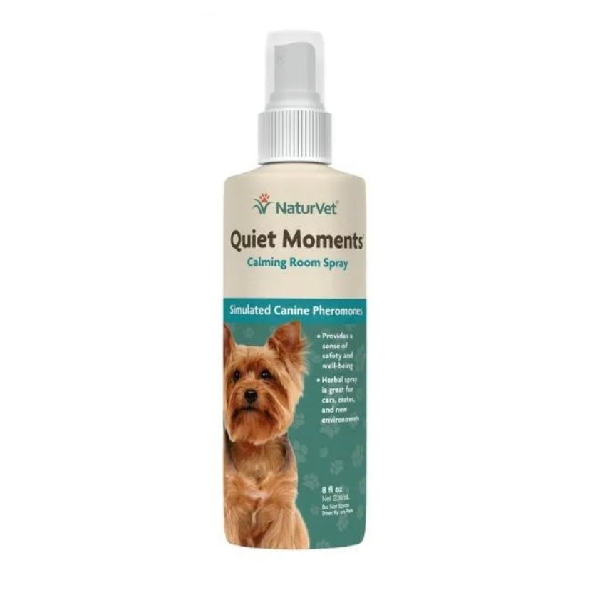 NaturVet Quiet Moments Herbal Calming Spray - Dog