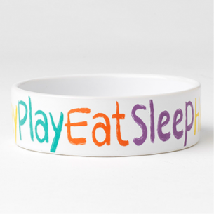 Petrageous Designs Crayon Pup 5" Shallow Bowl White 1 Cup