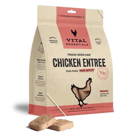 VE Chicken Entree Mini Patties FD Dog Food
