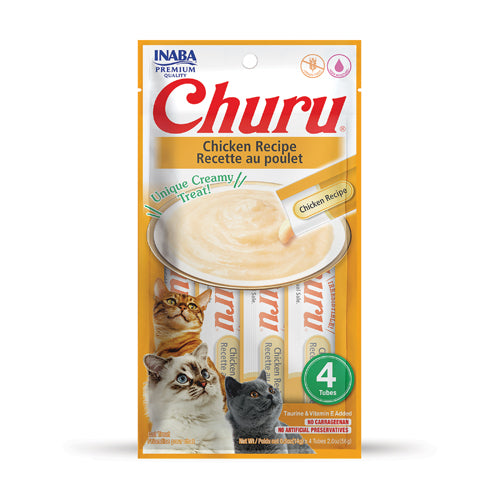 INABA CHURU PURÉES Chicken Recipe (4 Pack)
