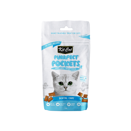 KitCat Purrfect Pockets Dental Care Cat Treat