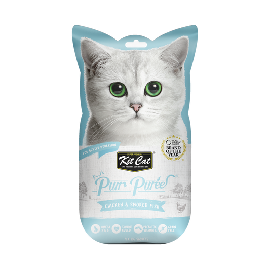 KitCat PurrPuree Chicken & Smoked Fish