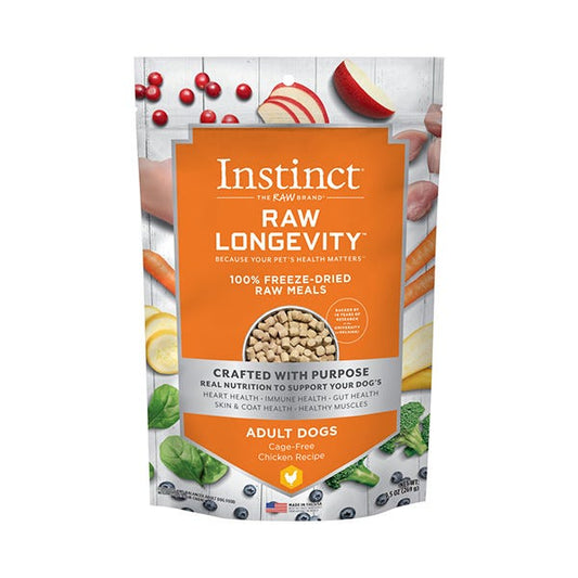 INSTINCT Longevity Freeze Dried Raw Meals Adult Chicken Dog