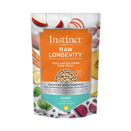 INSTINCT Longevity Freeze Dried Raw Meals Puppy Chicken Dog
