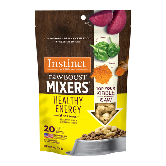 INSTINCT Raw Boost Mixers Healthy Energy Dog Freeze-Dried Food