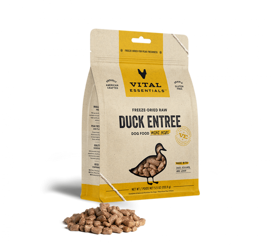 VE Duck Entree Mini Nibs FD Dog Food