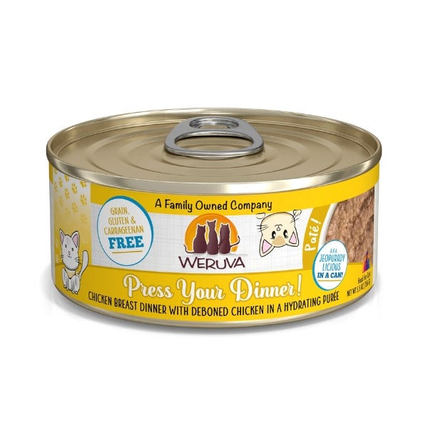 Weruva Press Your Dinner Cat Can