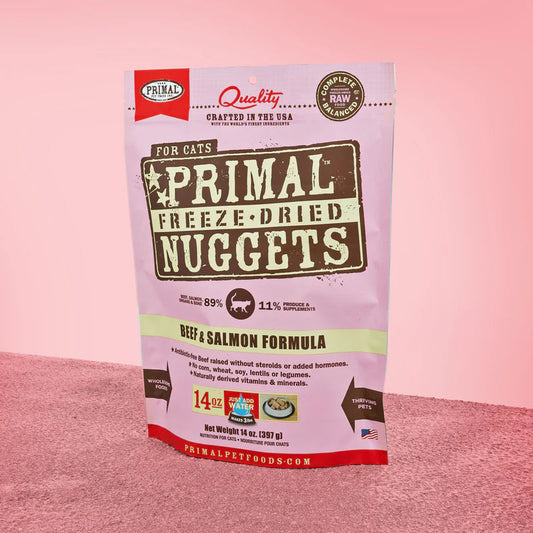 Primal Freeze Dried Beef and Salmon CAT