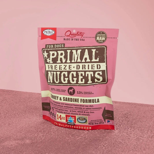 Primal Freeze Dried Turkey And Sardine DOG