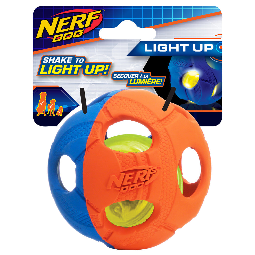 Nerf Dog LED BASH Ball - Medium - 8.9 cm (3.5 in)