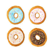 SPOT Fun Food Donut Dog Toy