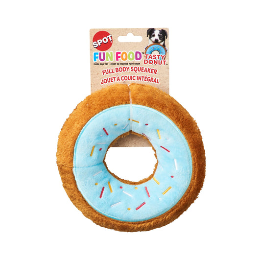SPOT Fun Food Donut Dog Toy