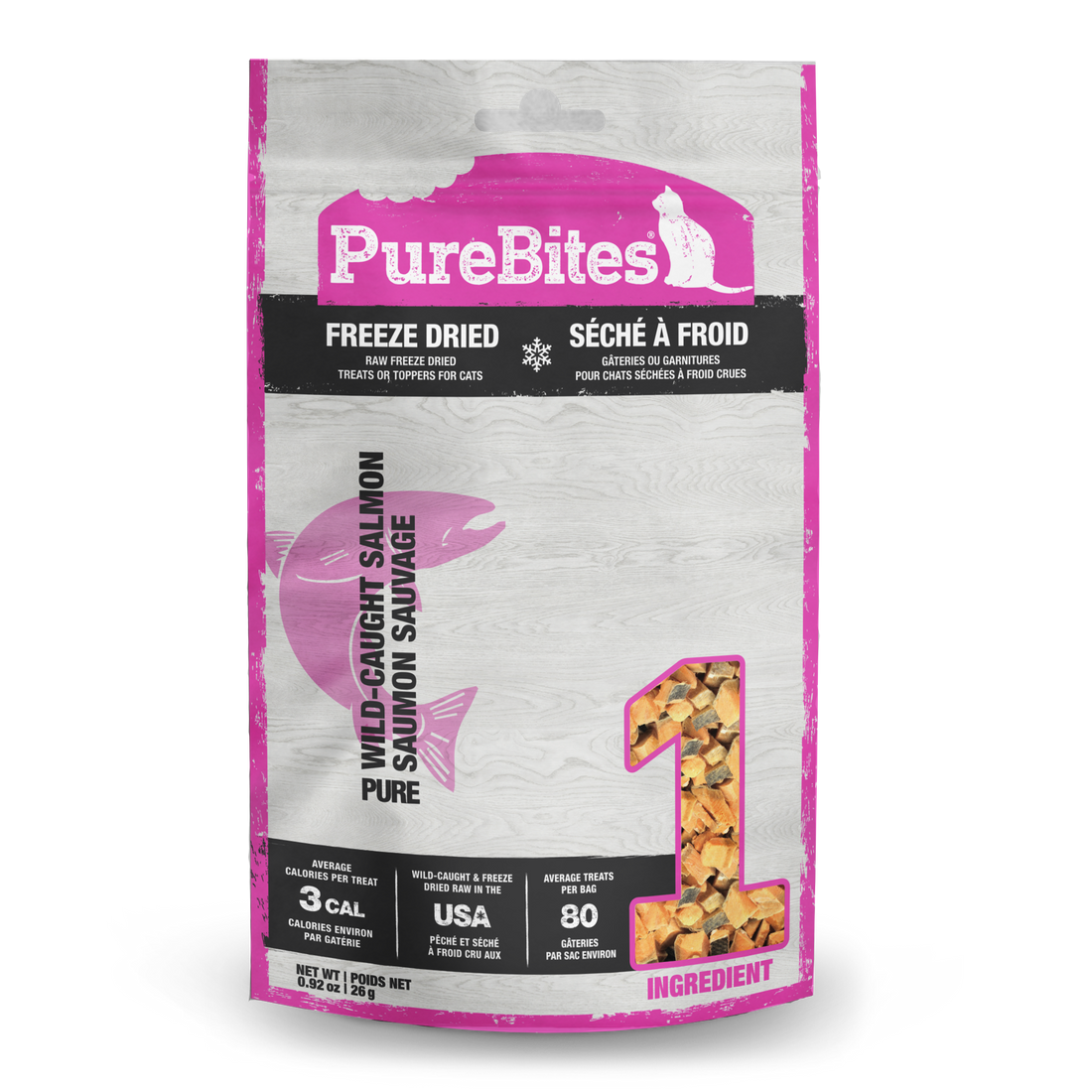 PureBites Wild Pacific Salmon Freeze-Dried Cat Treats