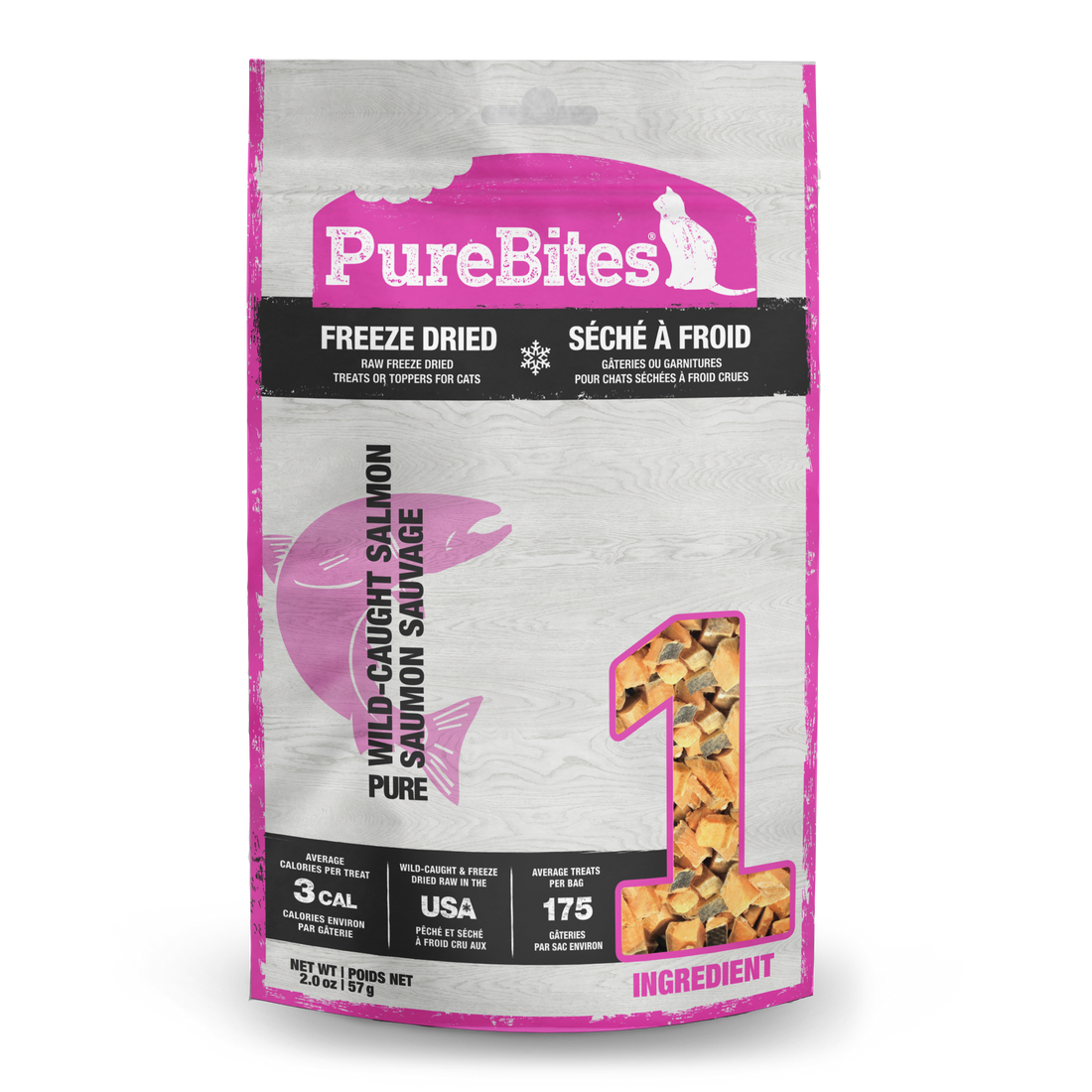PureBites Wild Pacific Salmon Freeze-Dried Cat Treats