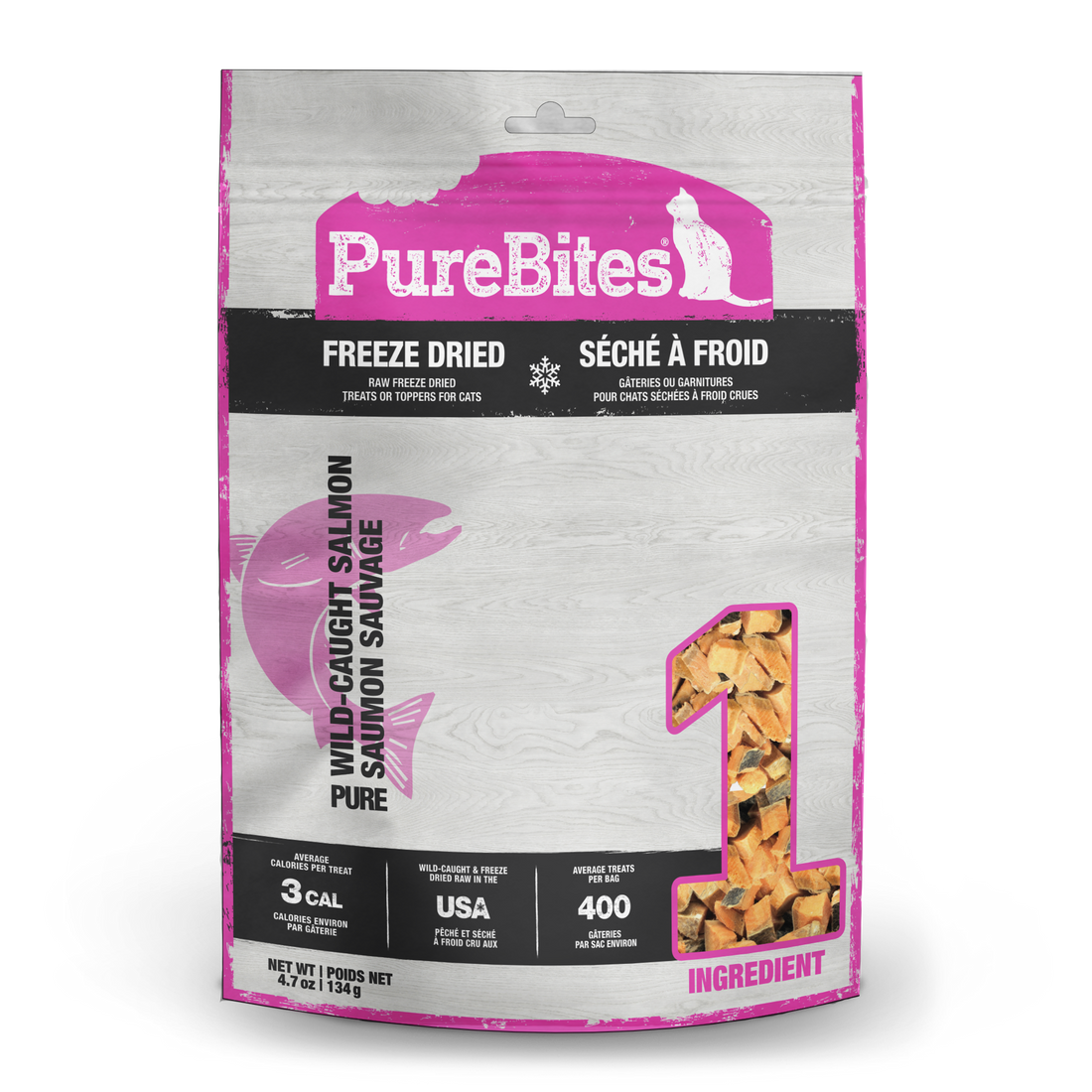 PureBites Wild Pacific Salmon Freeze-Dried Cat Treats