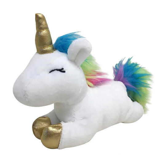 foufouBRANDS fouFIT Unicorn Plush White Dog Toy